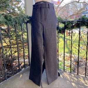 DKNY flat front wool, nylon, mohair pants